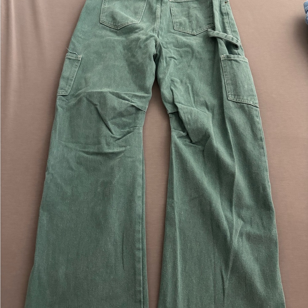 Green Lioness Corduroy Cargo Pants